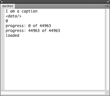 Events tracing to the Output panel