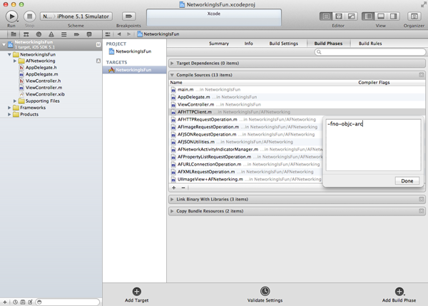 AFNetworking is Fun: Compiler Flags - Figure 5