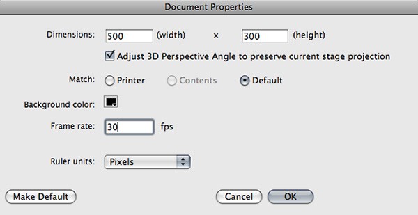 Flash file setup