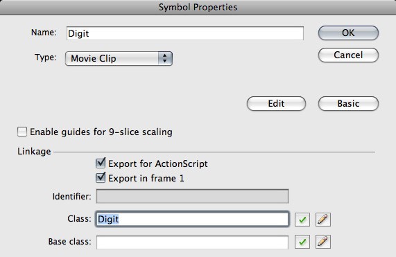 Digit Class Linkage Settings