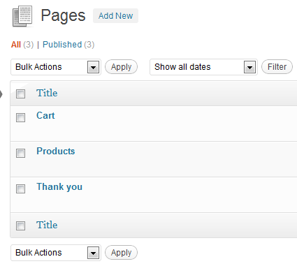 Pages