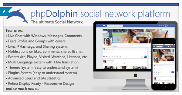 phpDolphin - Social Network Platform