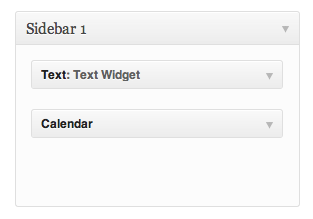 Example Widgets