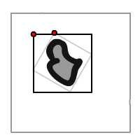 A rectangle tightly bounding graphic instance .