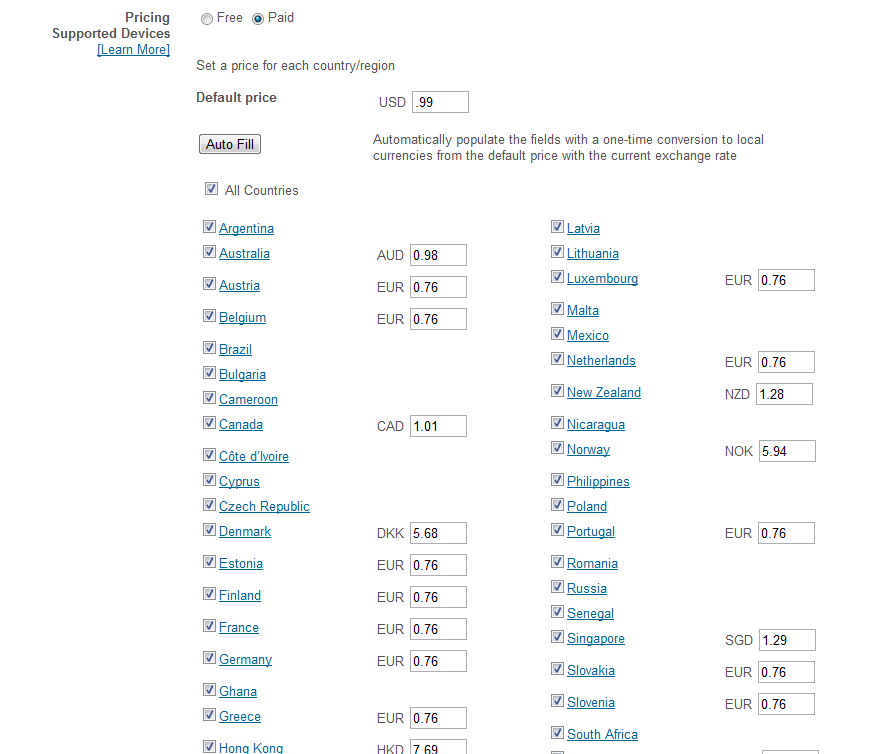 Android SDK Submit to Market