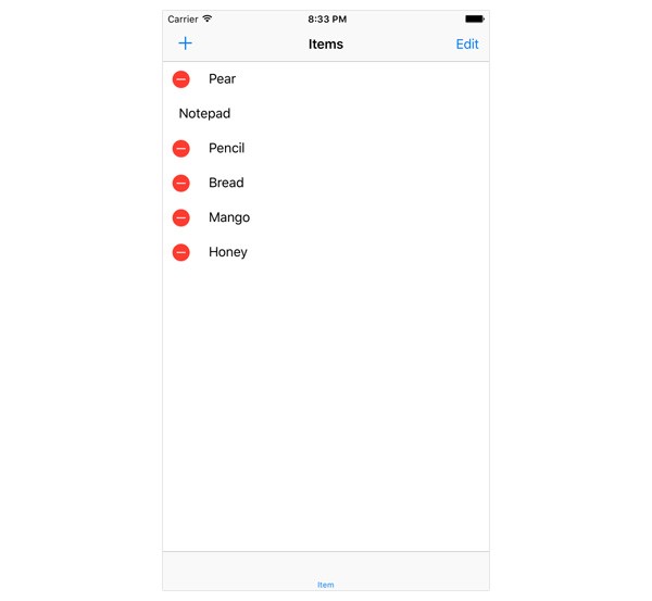 Adding the Ability to Edit the Table View