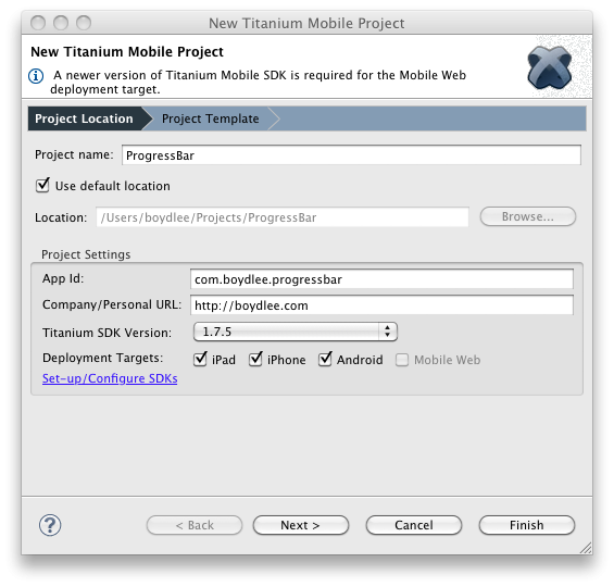 Android SDK Progress Bar Article