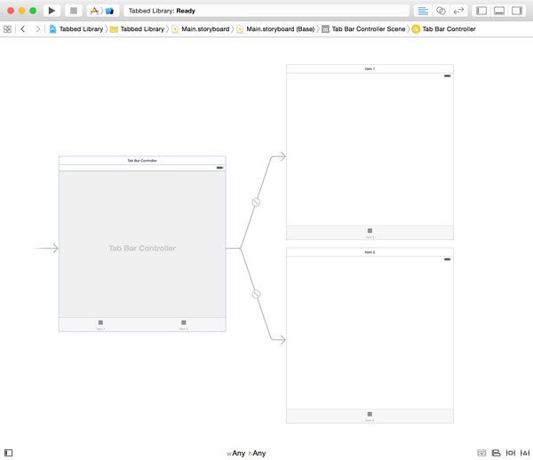 Adding a Tab Bar Controller