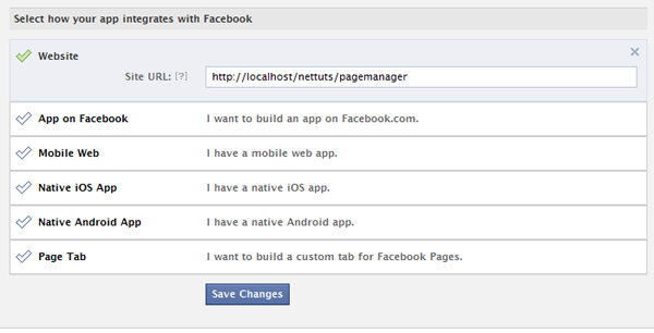 Nettuts+ Page Manager Settings