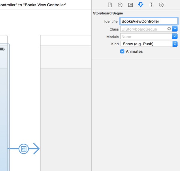 Setting the Segue Identifier