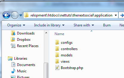 MVC Folders