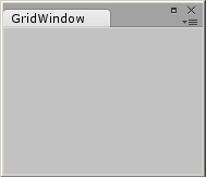 Opened custom editor window