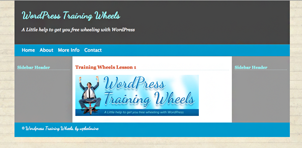 Training Wheels Screenshot