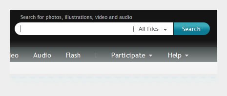 Search with category selection n iStockPhoto