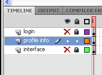 profile info layer