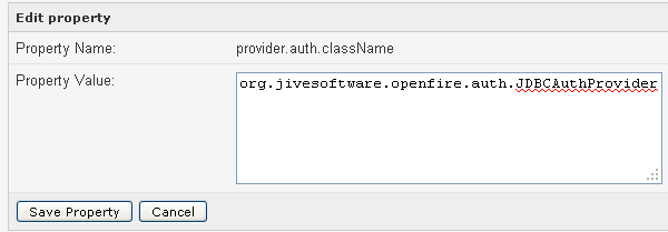 provider auth classname