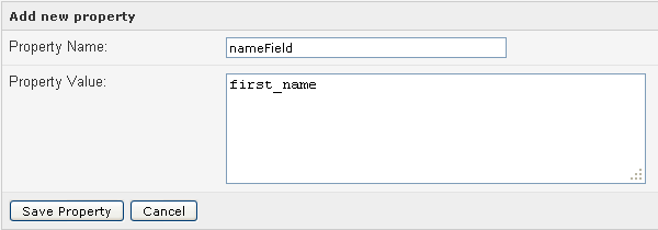 name field