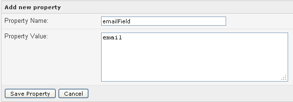 email field