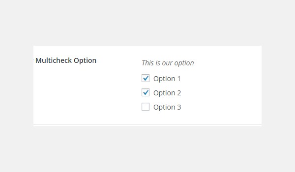 Adding Multicheck Type Options in Titan