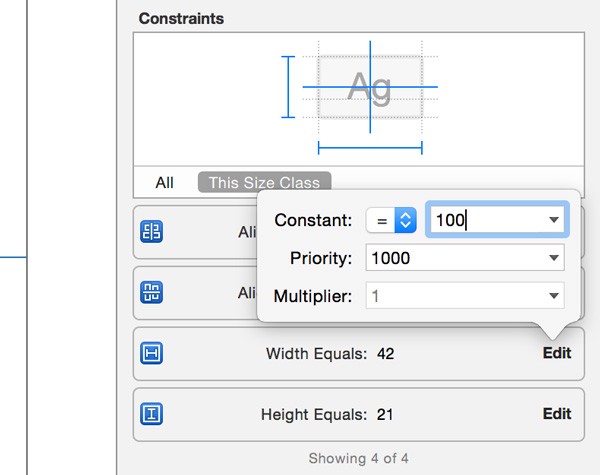 Modifying Constraints