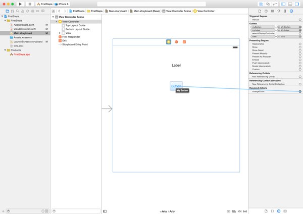 Connecting the Action in the Storyboard