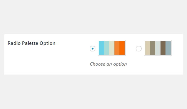 Adding Radio Palette Type Options in Titan