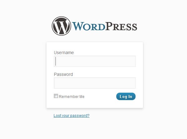 WordPress Login Page