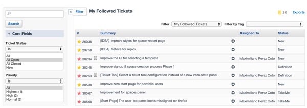 Assembla Ticket with Example List