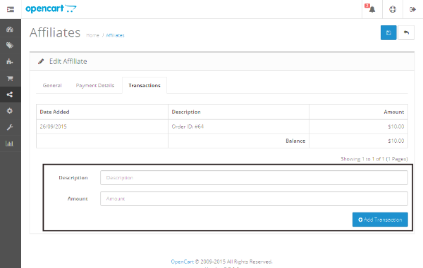 Transactions Back-End