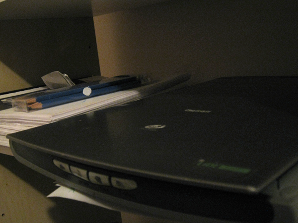 A photo of a scanner.