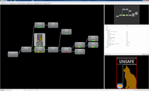 Screen #2: Inspecting FrameLayout Contents (top of application-level hierarchy)