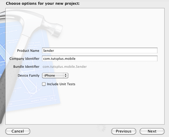 Create a Sender Project