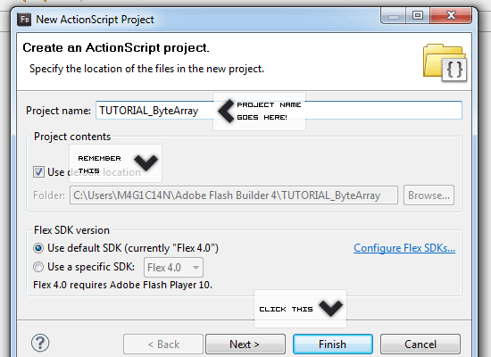 ActionScript Project Setup