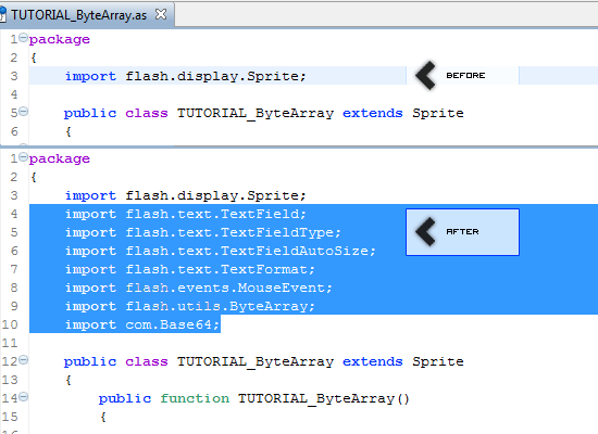 Import all Classes used in this project