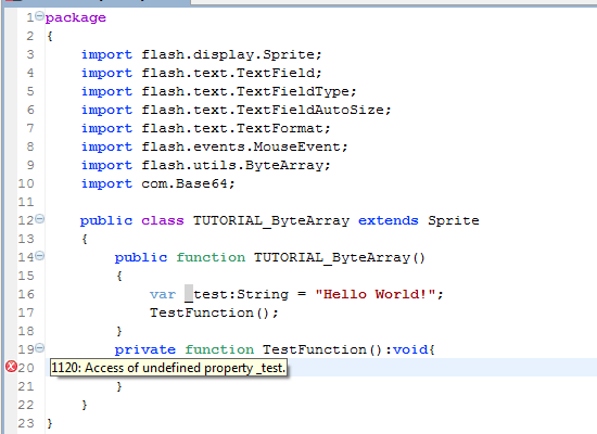 Local variable only available inside the function it is created