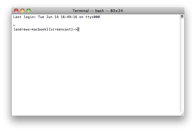 Mac Customized Terminal