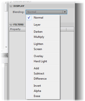 Blending modes in Flash