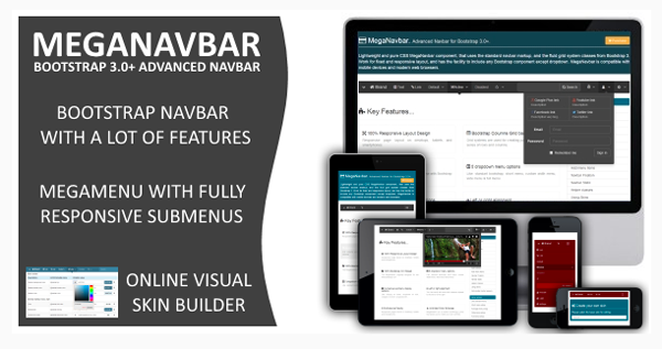 MegaNavbar v 220 Advanced Mega Menu for Bootstrap 30