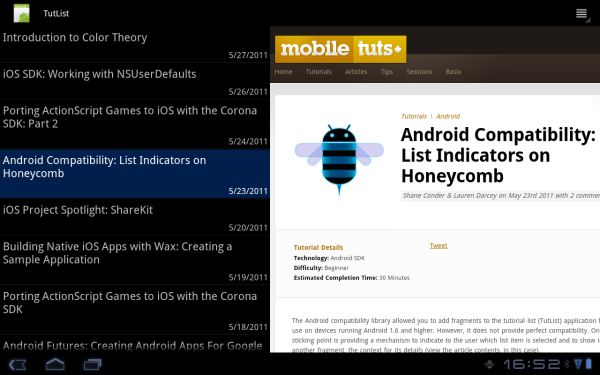 Android SDK Dates Figure 1