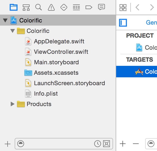 Exploring the Xcode User Interface Navigator