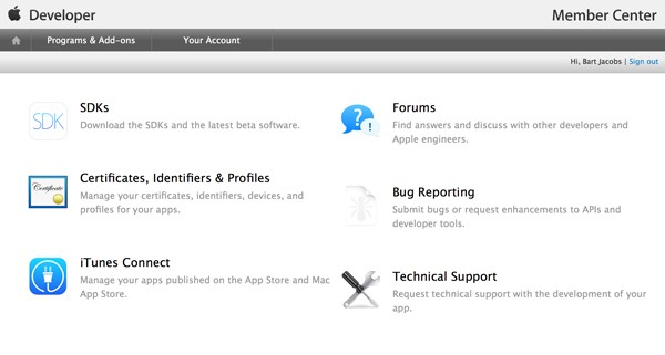 Certificates Identifiers Profiles