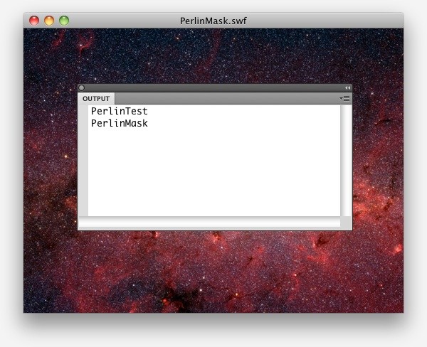 The Output panel, announcing that we have successfully instantiated two objects.