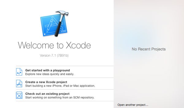 Welcome to Xcode