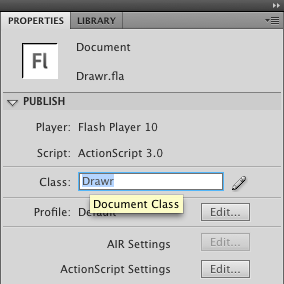 Setting the document class