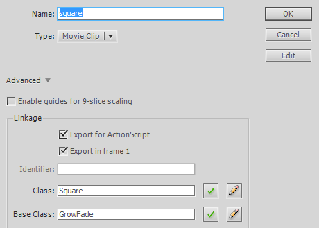 Flash timeline animation as AS3 code