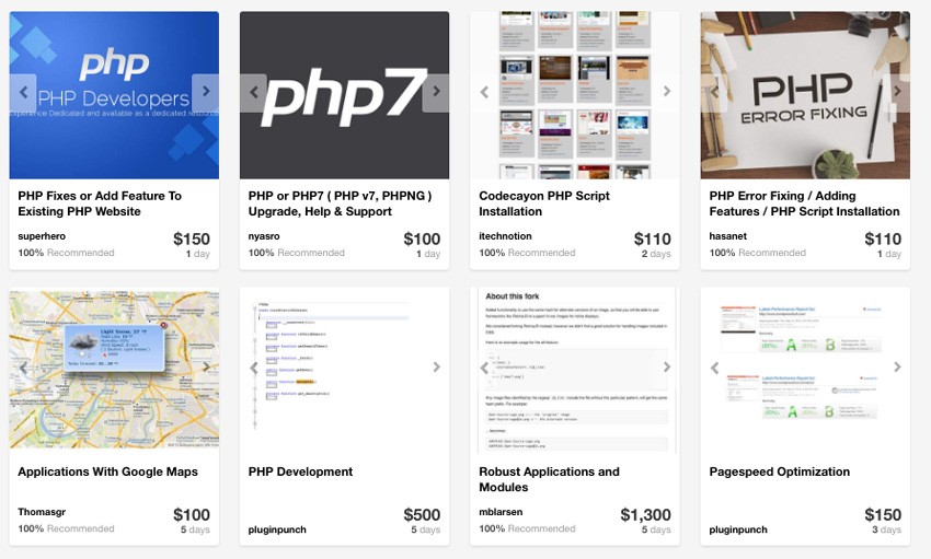 PHP developers on Envato Studio