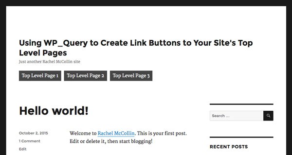 Link buttons with color styling added
