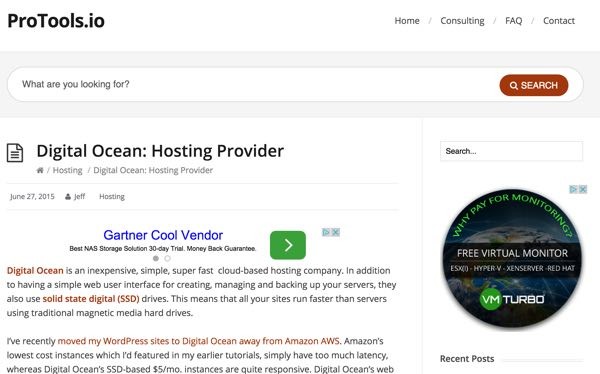 Google DFP Hosting Article with New Ad Placement