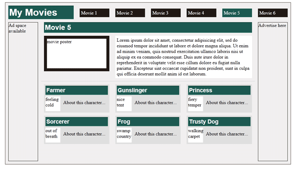 example grid layout