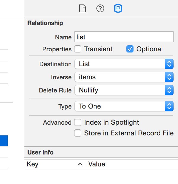 Delete Rule Nullify